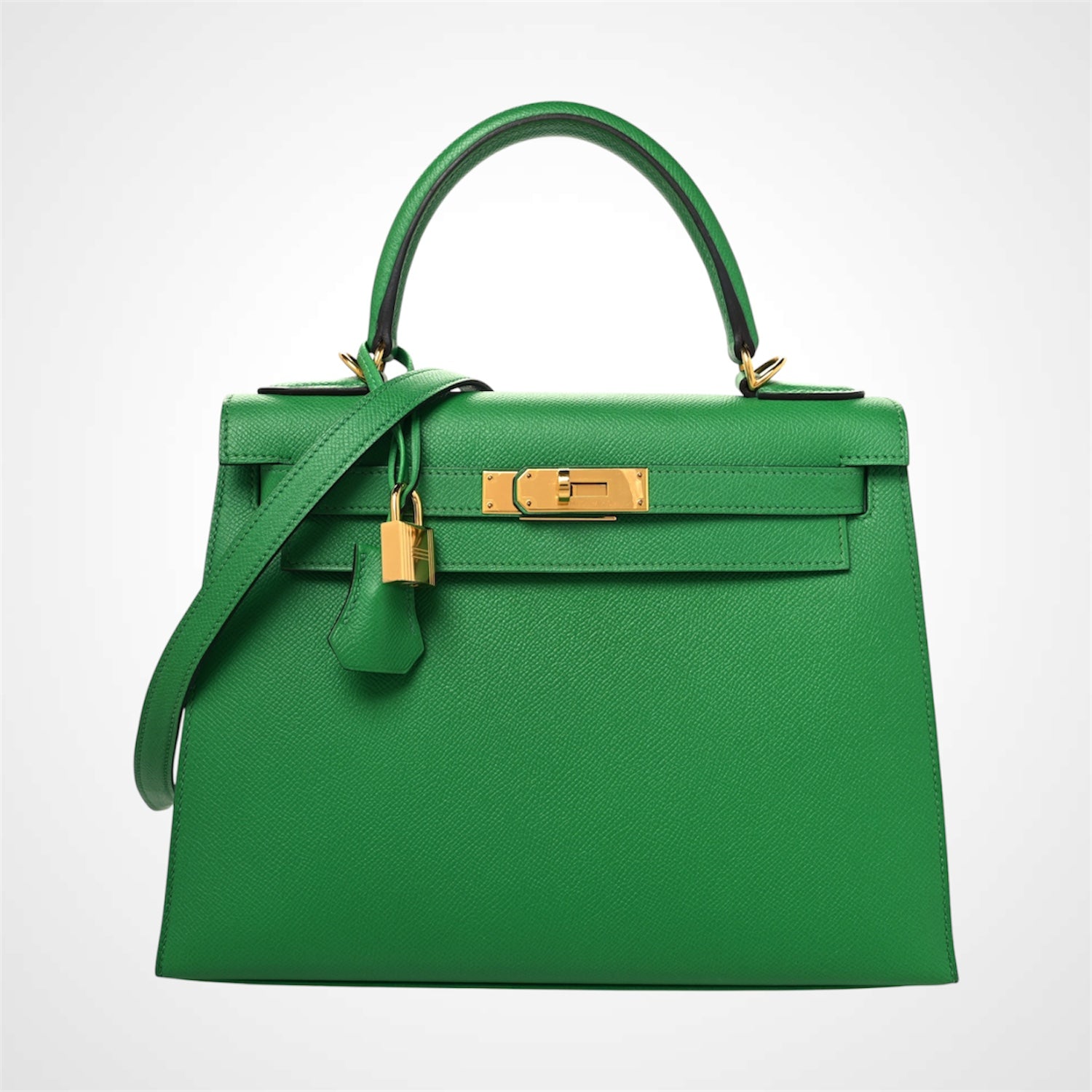 Hermès Kelly 28 in Menthe Epsom Ghw Sellier