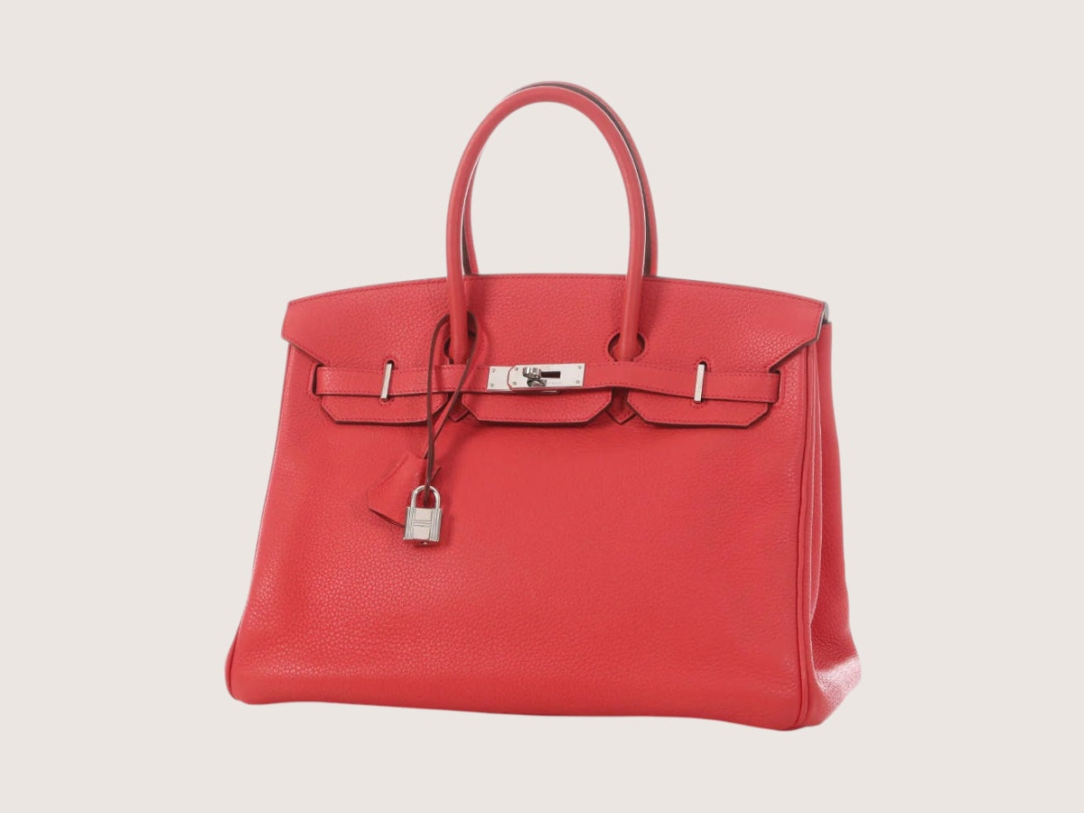 Hermès Birkin 35 in Rose Jaipur Clemens PHW