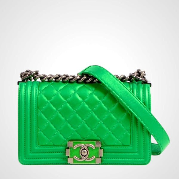 CC Le Boy Small Mtallic Green Metal Gun Hardware