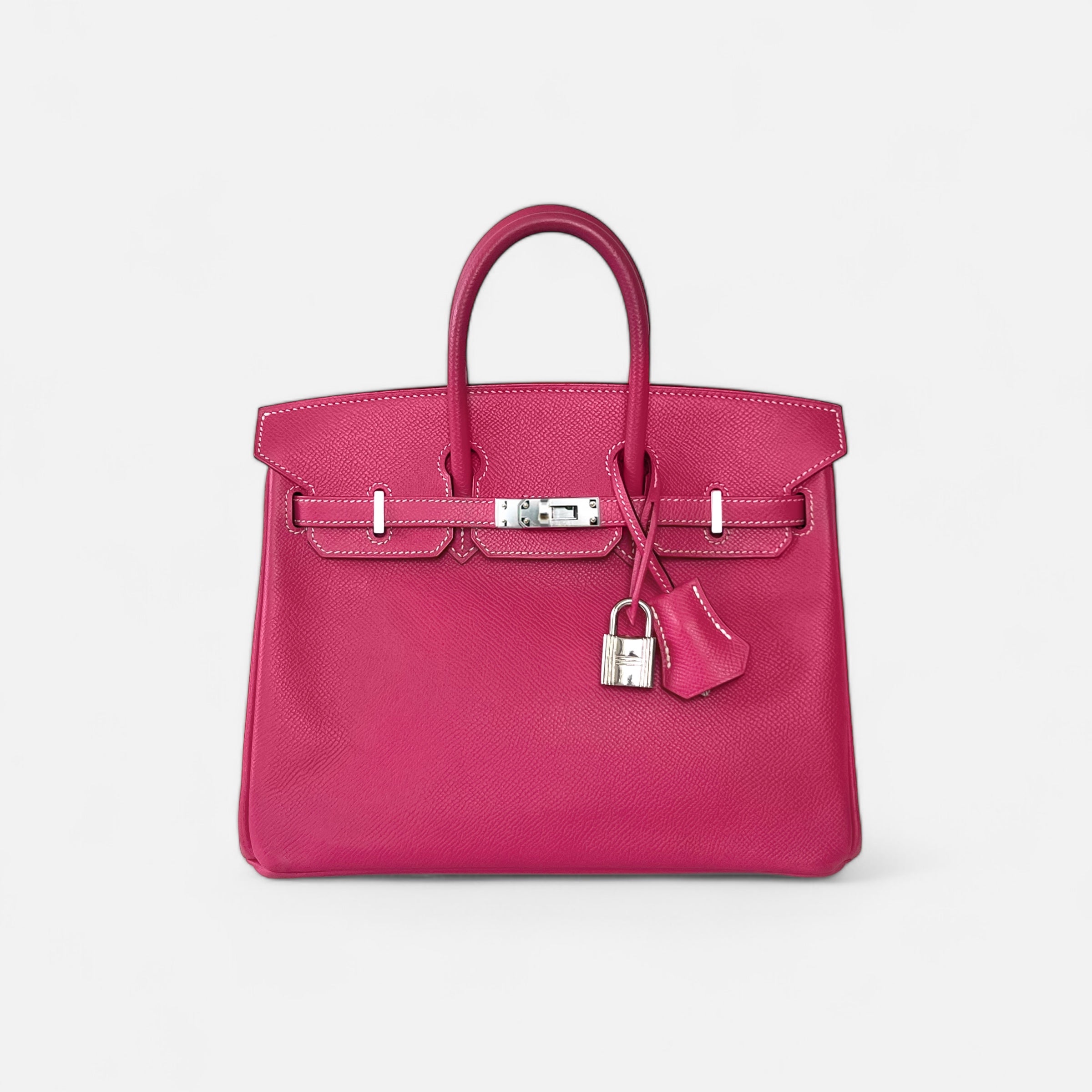 Hermès Birkin 25 Rose Tyrien in Epsom with GHW Stamp Q