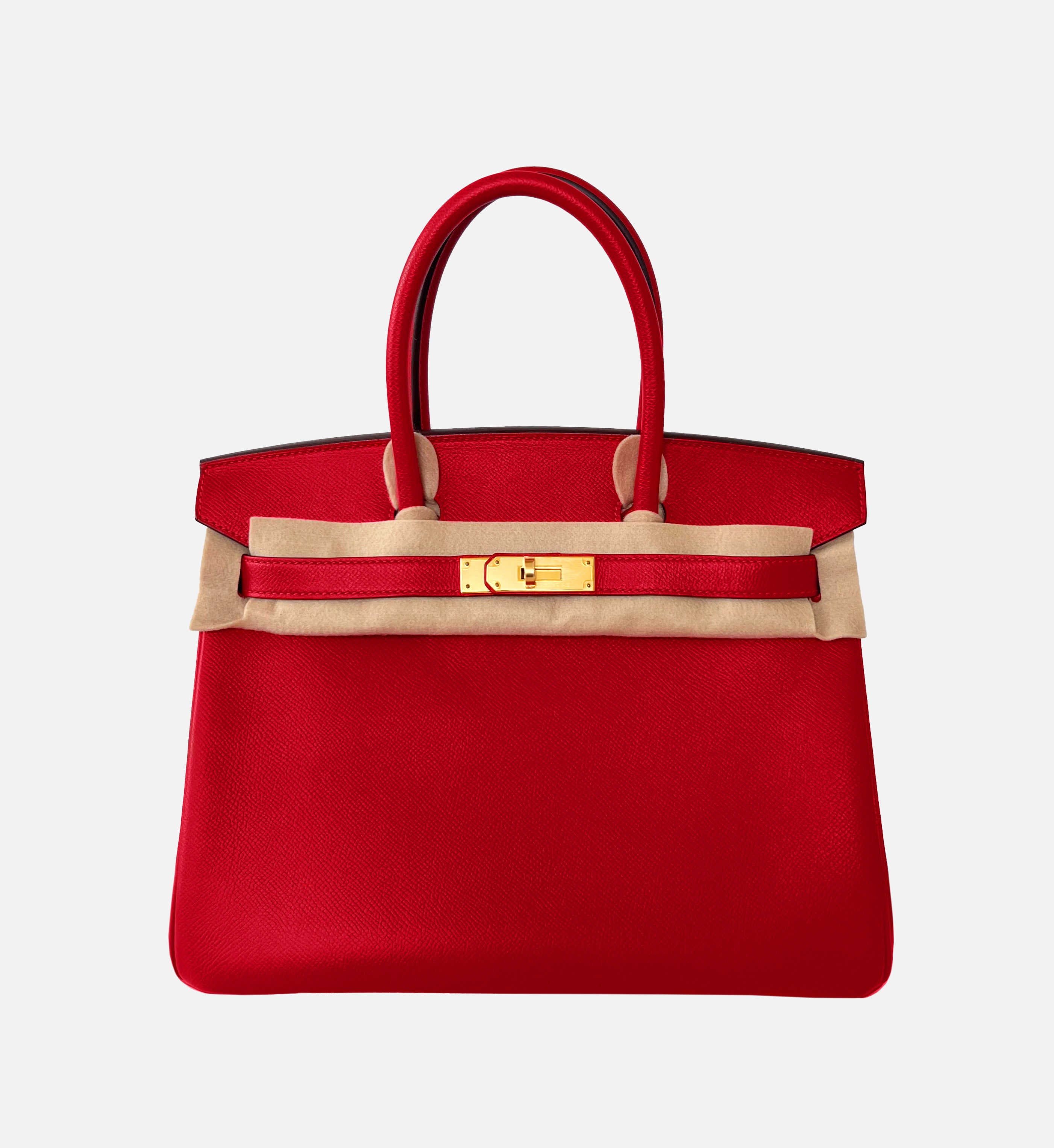 Hermès Birkin Rouge Casaque 30 in Epsom GHW