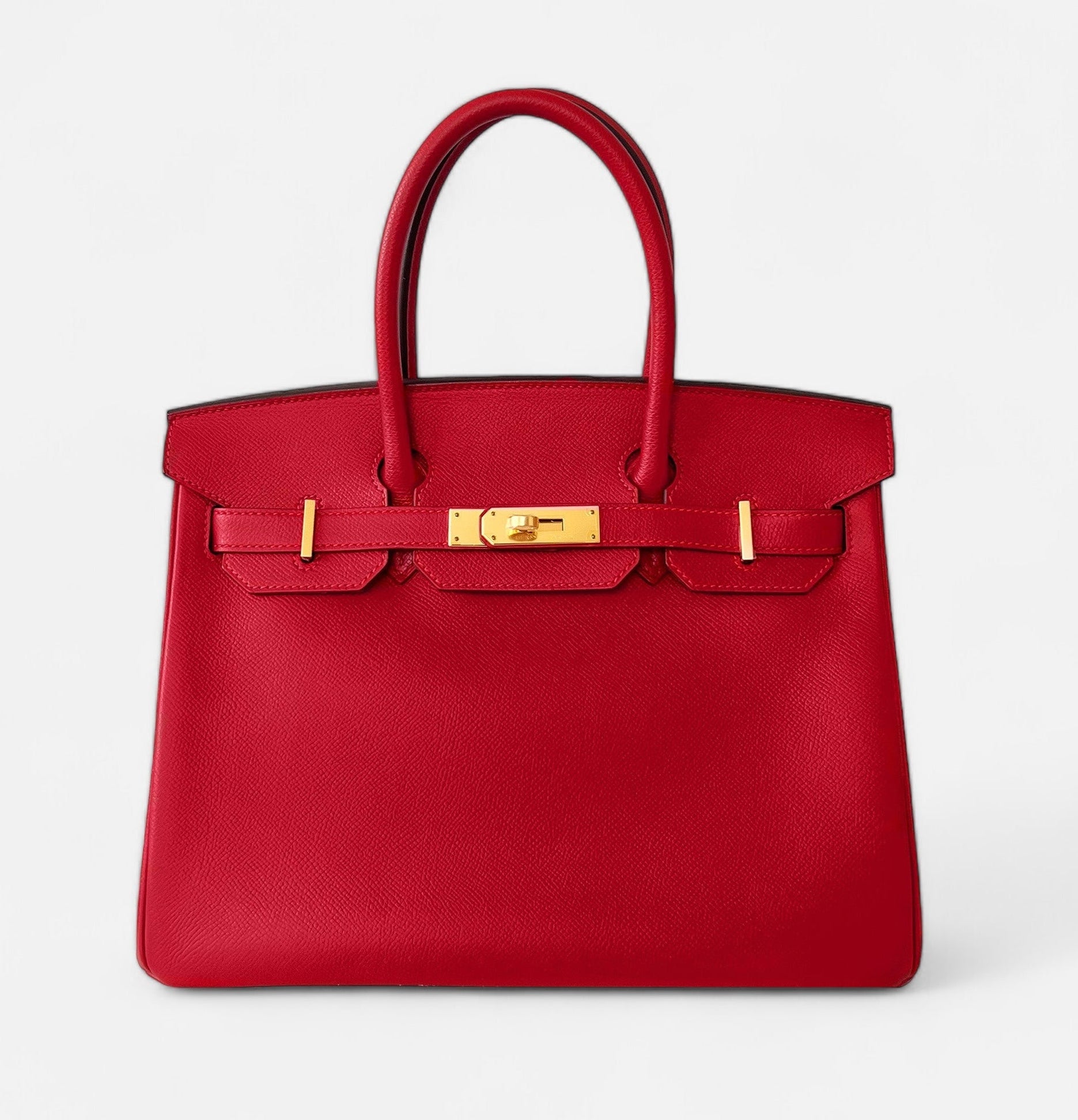 Hermès Birkin Rouge Casaque 30 in Epsom GHW