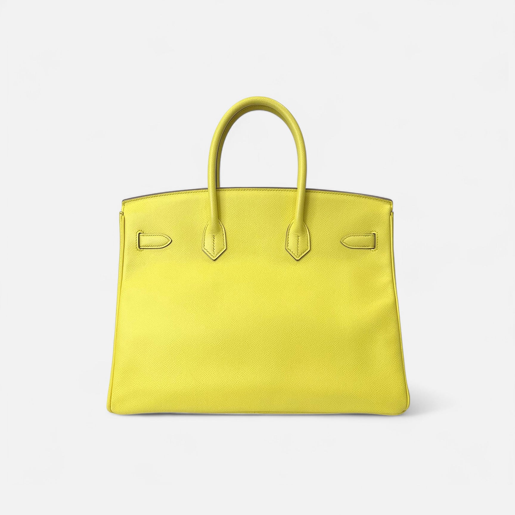 Hermès Epsom Birkin 35 Lime GHW Stamp Q