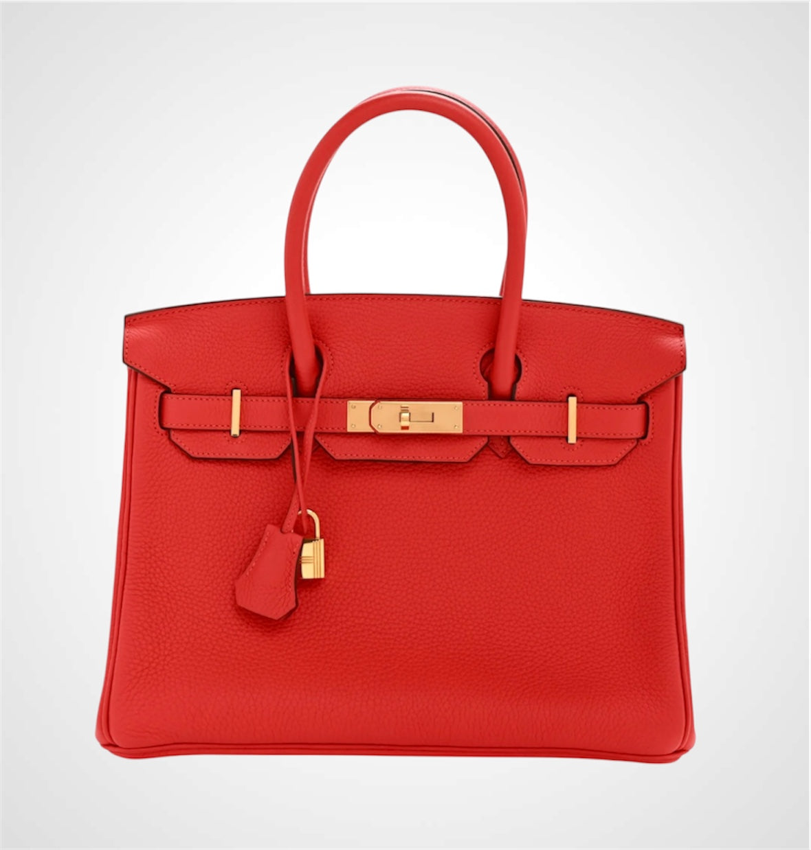 Hermès Birkin Rouge Vermillion 30 in Togo GHW