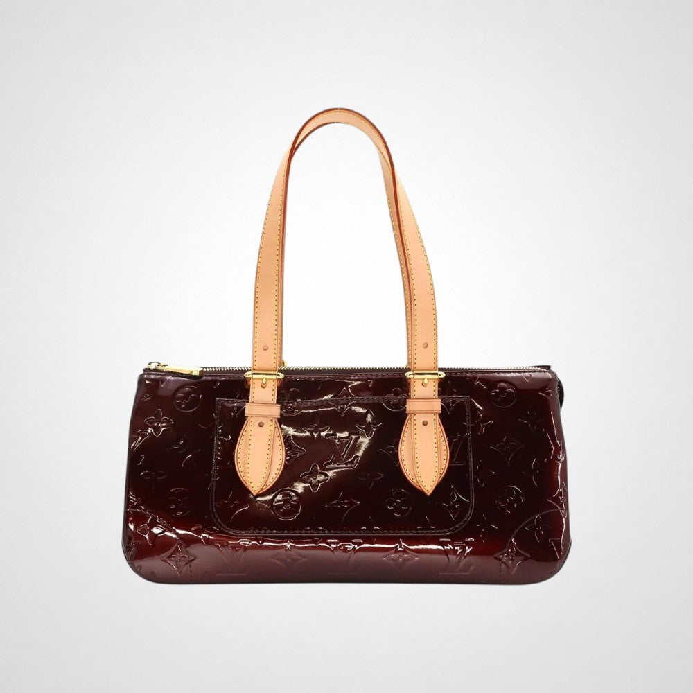 100% Authentic Louis Vuitton Rosewood Avenue – Amarante Monogram Vernis