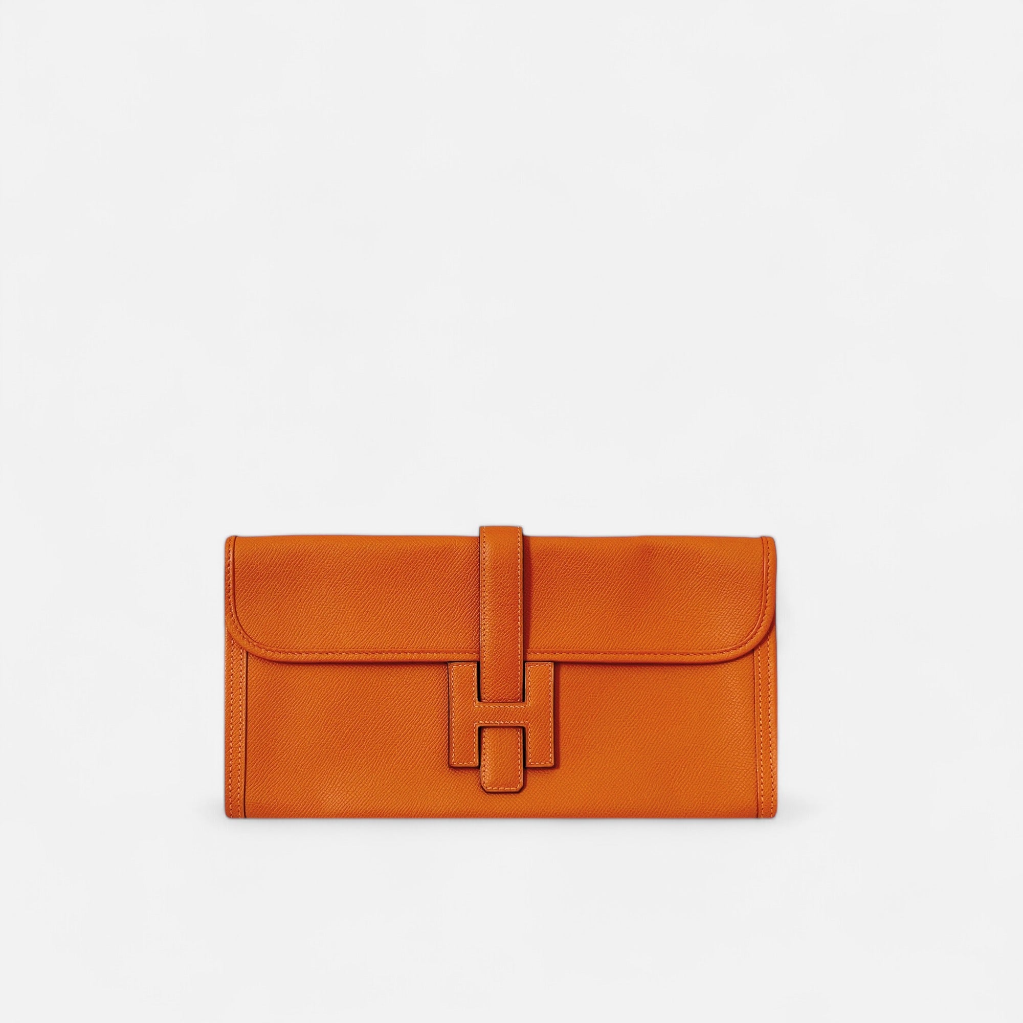 Hermès Jige Elan 29 Clutch in Orange