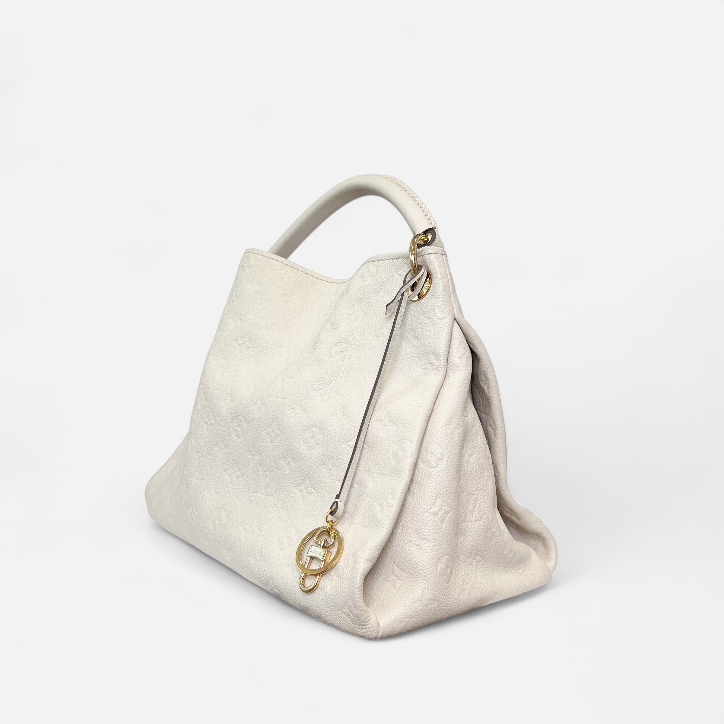 Louis Vuitton White Cream Artsy MM Bag